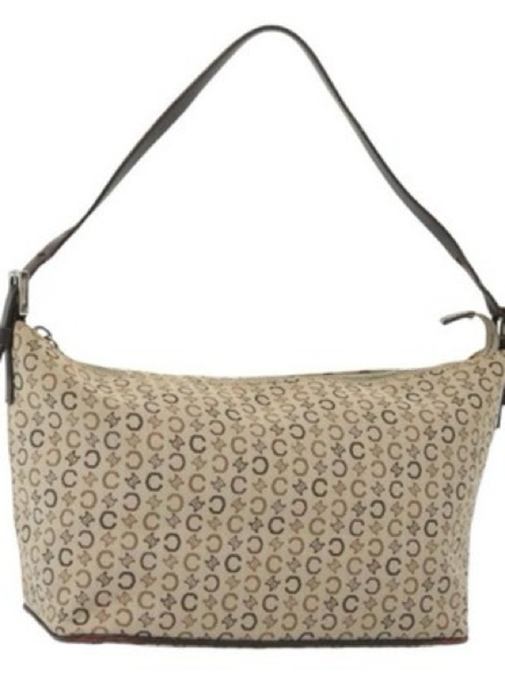 CELINE C Macadam Canvas Shoulder Bag